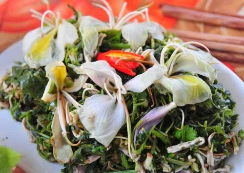 Măng nộm hoa Ban vang tiếng đặc sản của ngưởi Thái ở Lai Châu