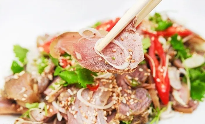 Món dê núi tái chanh đặc sản vùng đất Ninh Bình