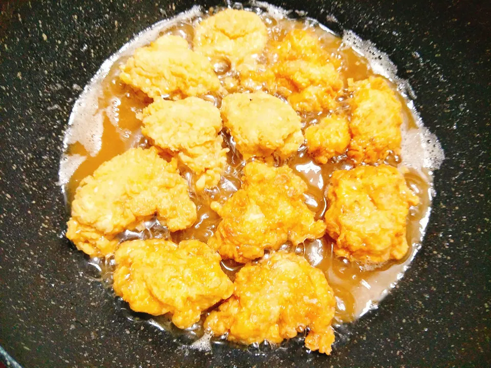 Học người Mỹ làm gà rán popcorn