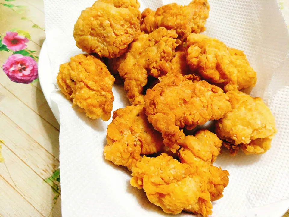 Học người Mỹ làm gà rán popcorn