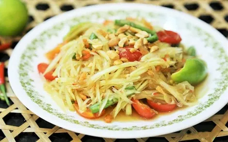 Nguyên văn công thức làm gỏi đu đủ chua cay của người Thái