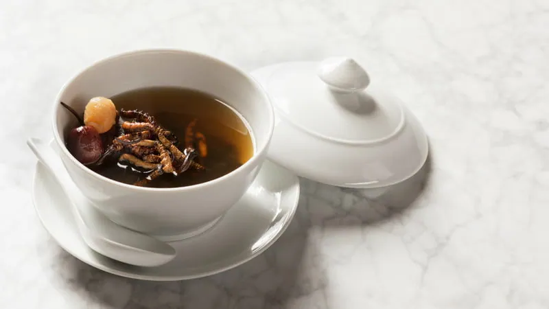 Được nấu từ loại nấm quý hiếm, bát súp có giá xấp xỉ 16 triệu VNĐ