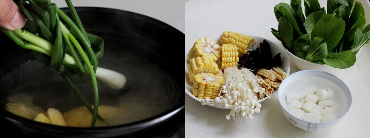 Canh gà hầm rau củ bồi bổ sức khỏe sau kì nghỉ lễ ăn uống qua loa