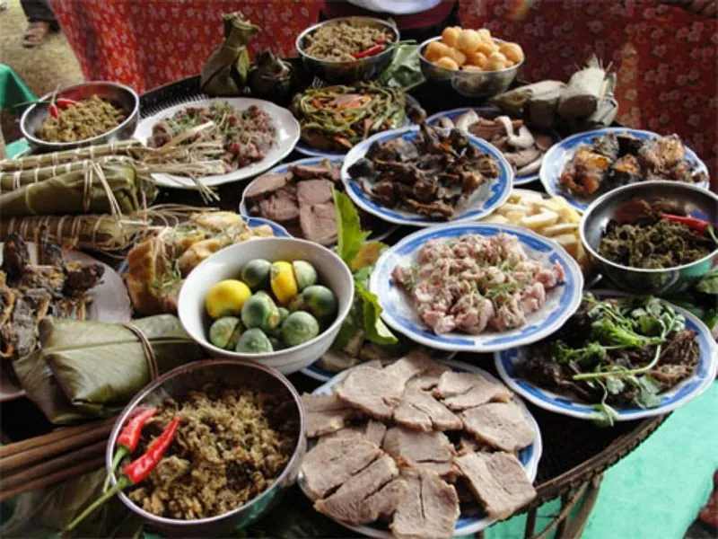 Hương vị đặc sắc của món nướng trong ẩm thực Thái Điện Biên