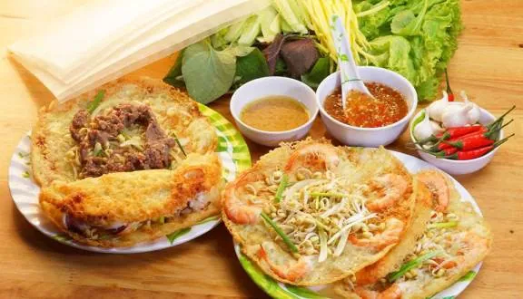 Bánh xèo tôm nhảy, bánh cột lạ miệng khi đặt chân đến vùng đất của Quy Nhơn